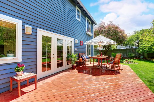 Blue Siding Installation in Sugar Land